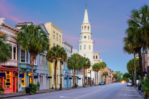 #10 isCharleston, South Carolina, USA in the French Quarter.