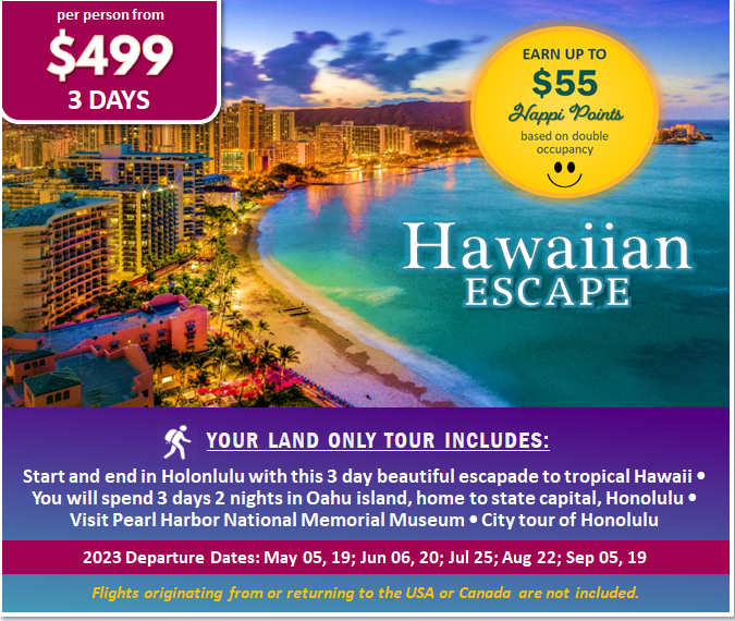 Hawaiian Escape HappiTrip 