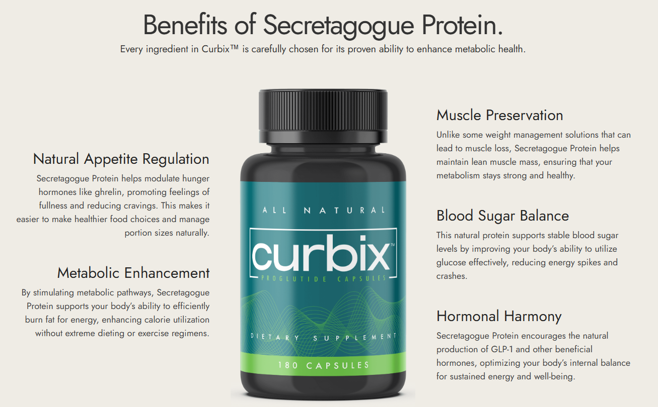 Join My Rockit Gig Team - A bottle of Curbix with all it's benefits printed around it.